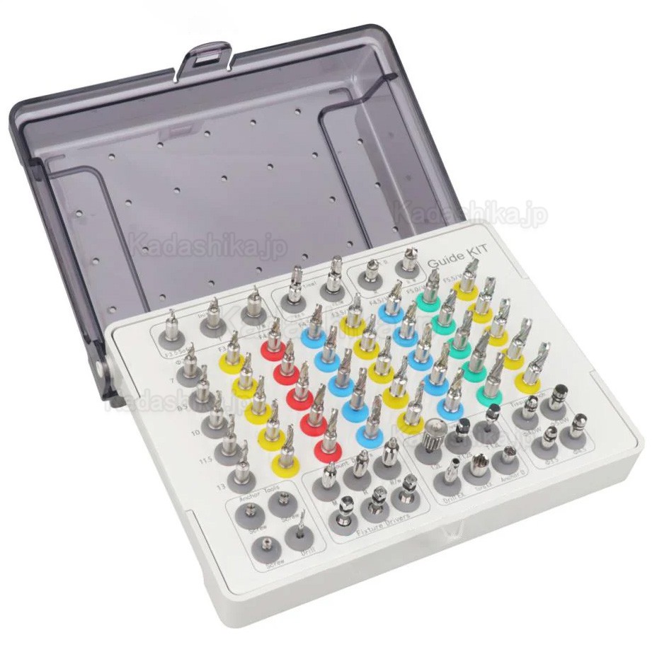 歯科インプラントサージカルガイドキット ティッシュパンチガイドリーマーアンカードリルガイドキット